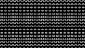 Test de logică | Găsiți singura cifră din această imagine care nu este 8