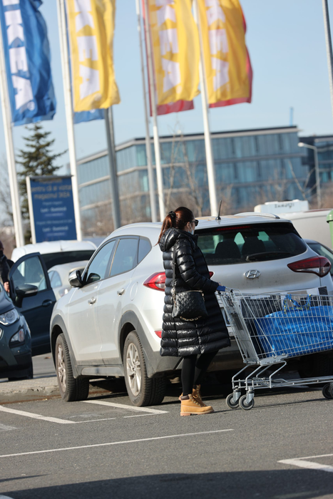 Corina Caciuc a făcut cumpărăturile