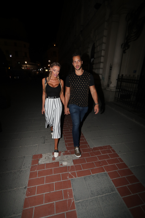 Bianca Drăgușanu și Tristan Tate au petrecut o seară agreabilă în oraș