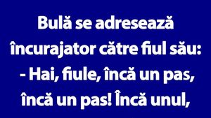 BANC | Bulă se adresează încurajator către fiul său