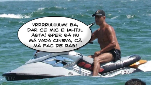 Îi prieşte ”evadarea” din arestul la domiciliu! Şi-a făcut poftele pe plaja milionarilor!