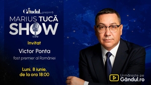 Marius Tucă Show începe luni, 8 iunie, de la ora 18.00, pe Gândul. Invitat: Victor Ponta