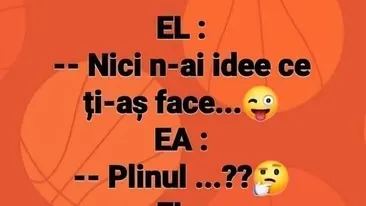 BANCUL ZILEI | Nici n-ai idee ce ți-aș face