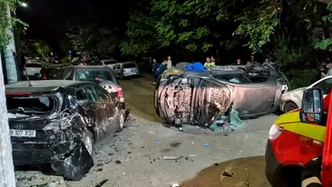 Accident cu patru victime în cartierul Militari din Capitală. Șapte mașini au fost implicate | FOTO
