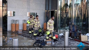 Cum arata hotelul din Dubai, dupa ce a fost cuprins de flacari in noaptea de Revelion