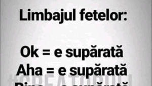 Bancul sfârșitului de săptămână | Limbajul fetelor
