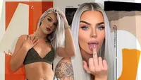 Emily e blonda care face ravagii pe Instagram! Poartă lentile de contact și are gene false și nu lasă nimic să-i scape! 