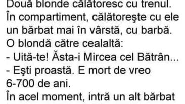 BANCUL DE JOI | 2 blonde călătoresc cu trenul