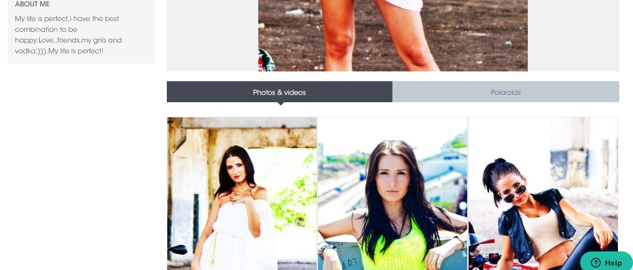 Andreea avea cont pe anumite site-uri de casting, dorind din tinerețe să devină celebră