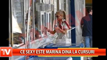 Marina Dina, sexy la cursurile Scolii de televiziune