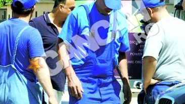 Pana s-ajunga la SPA, Adrian Enache s-a luptat cu o admiratoare lipicioasa