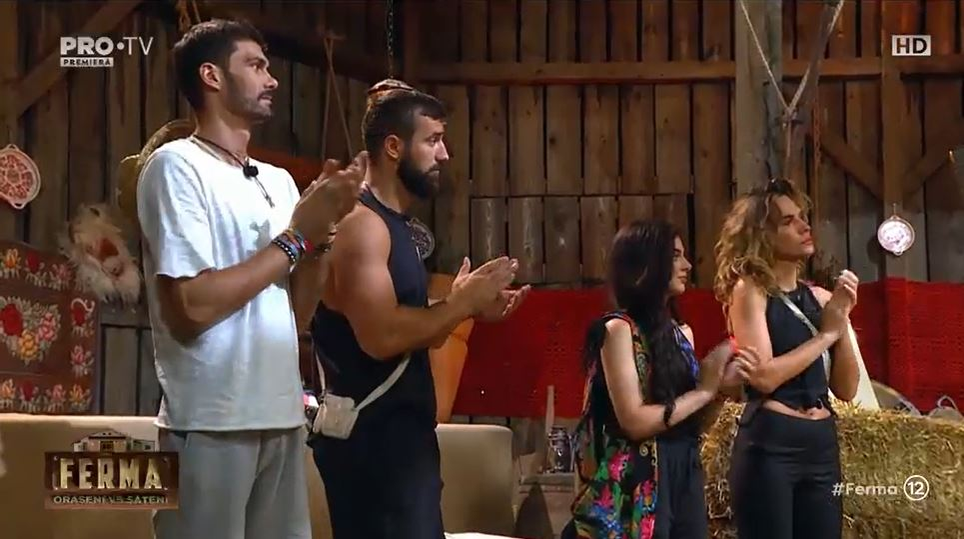 Viviana Sposub și George Burcea, în tandrețuri la “Ferma”. S-au ținut de mână și i-a propus să meargă împreună acasă, la părinții ei: “Îmi place foarte mult Viviana”