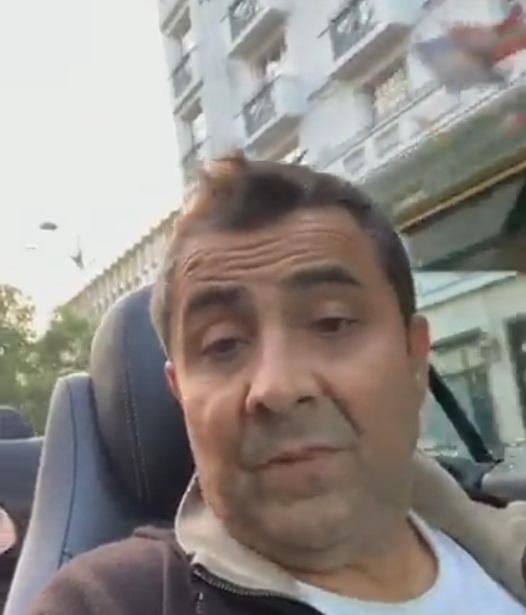 "Escobar de România", la plimbare prin București, în decapotabilă