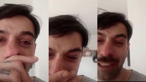 David Pușcaș a clacat. A început să plângă în fața tuturor, după ce a văzut reacția Luminiței Anghel