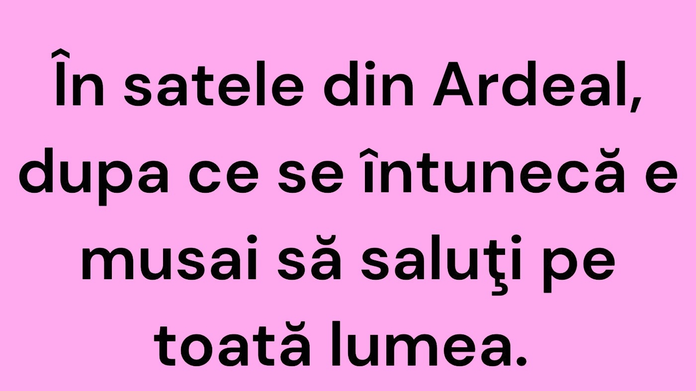 BANCUL ZILEI | Tradiție în Ardeal