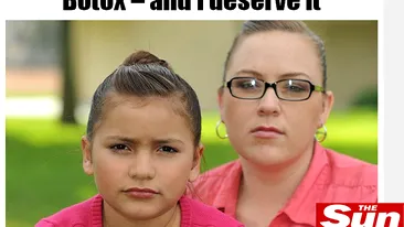 Mama care isi injecta fata de 8 ani cu botox: Lumea ma uraste si merit
