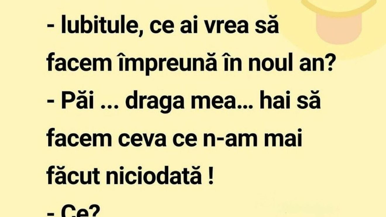 BANC | Dorința arzătoare a iubitului pentru anul 2026