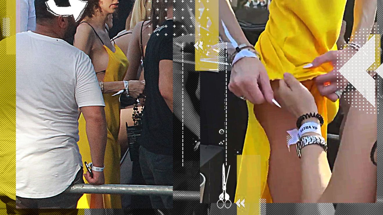 Ex-soția liderului PSD și-a „masacrat” rochia la Nuba