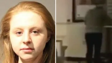 Această profesoară a început să facă un gest şocant în faţa elevilor săi! Nu şi-a dat seama că e filmată, iar la scurt timp a fost chemată şi Poliţia