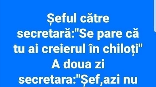 Bancul sfârșitului de săptămână | Șeful și secretara
