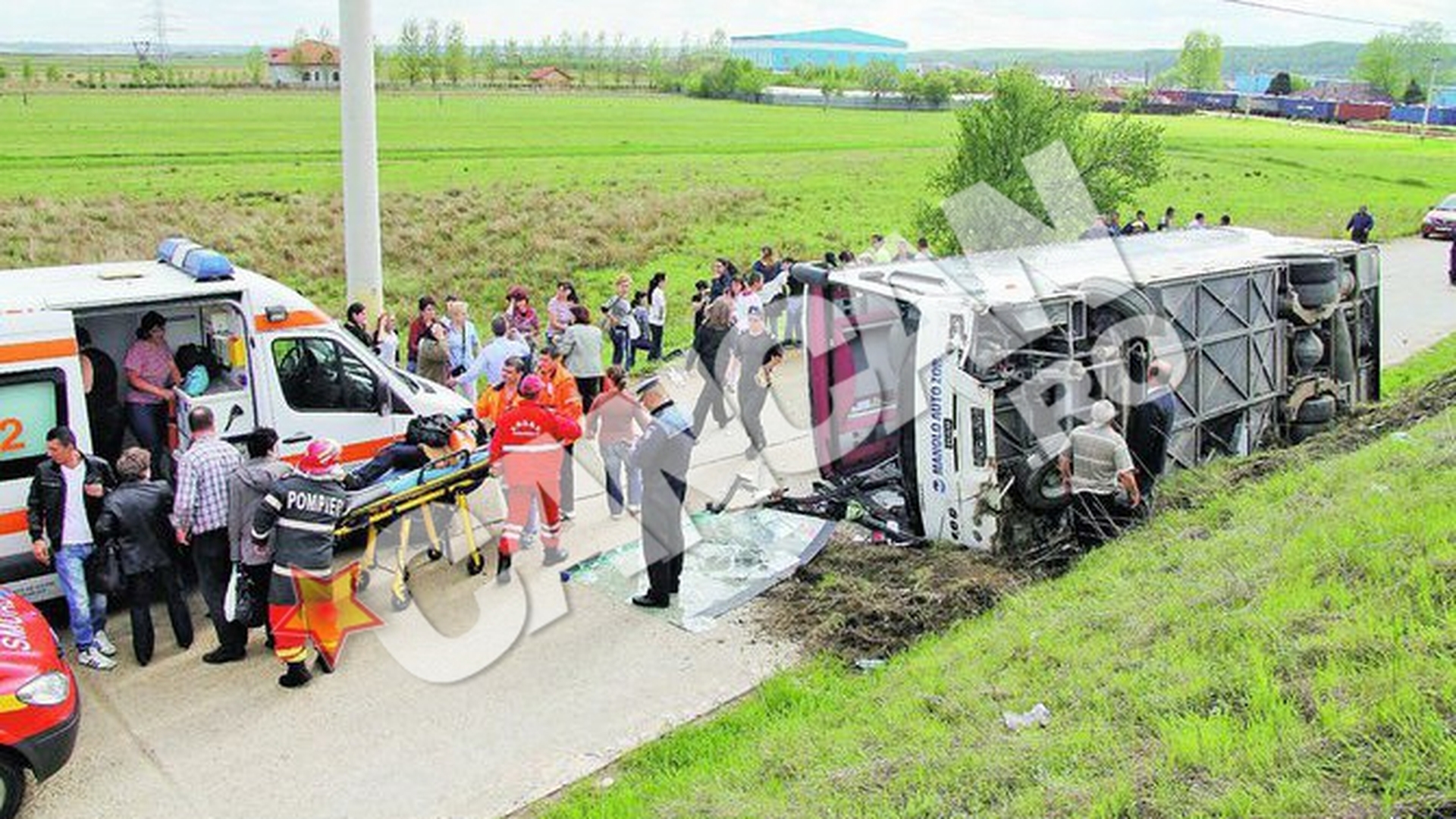 41 de raniti si 5 morti in 3 accidente groaznice produse la Arges, Tulcea si Braila! Ziua dezastrelor in Romania