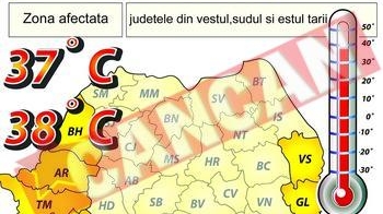 Canicula in 15 judete si in Bucuresti