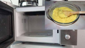 La asta sigur nu te-ai fi gandit!Ce se intampla daca bagi un castron cu malai in cuptorul cu microunde, la 700 W