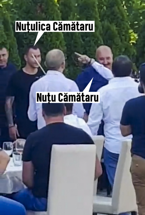 Nuțu la mega-party alături de fiul său