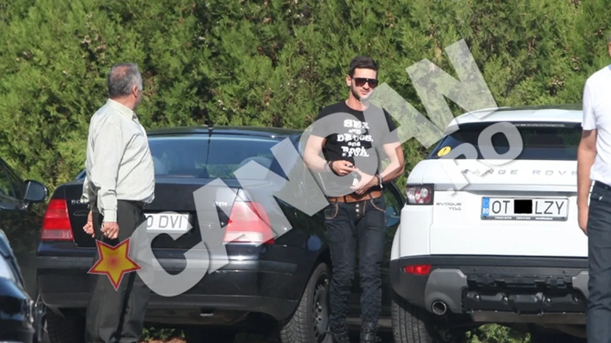 Nu au mai rezistat pana acasa!  Dorian Popa si iubita lui, Eliza, si-au luat o camera la hotel, in miezul zilei