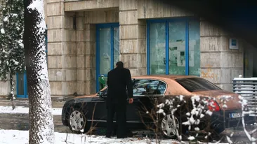 Irinel isi plateste soferul doar ca sa-i deschida portiera! Afaceristul refuza sa-i cedeze volanul Bentey-ului sau!