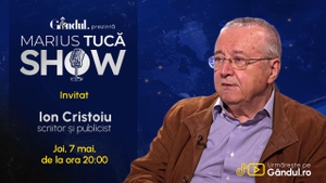 Marius Tucă Show începe joi, 7 mai, de la ora 20.00, live pe Gândul. Invitat: Ion Cristoiu