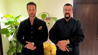 Frații Tate, prieteni la cataramă cu actorul Steven Seagal. Activitățile pe care le fac cei trei împreună