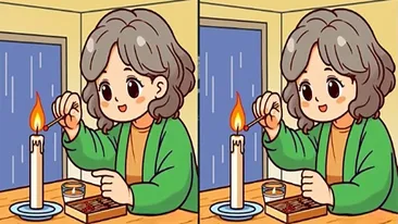 TEST IQ | Găsiți 3 diferențe între aceste două imagini. Geniile o fac în 19 secunde!