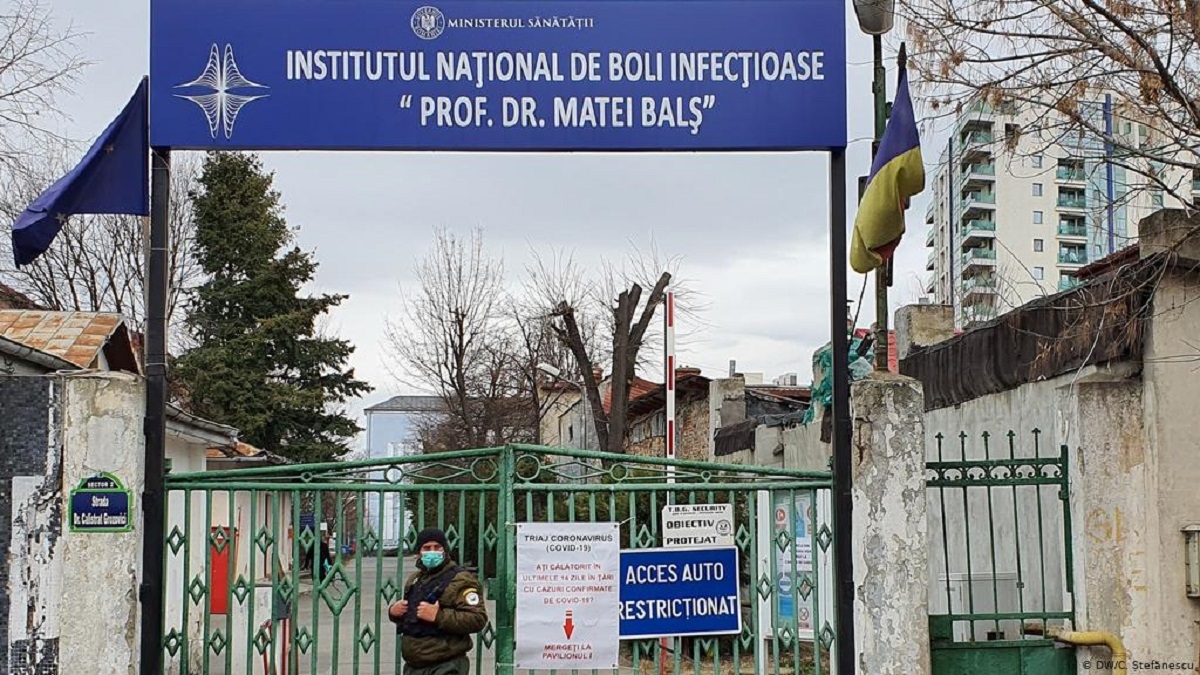 Sinucidere la Matei Balș. Un pacient de 51 de ani infectat cu COVID-19 s-a aruncat de la etaj