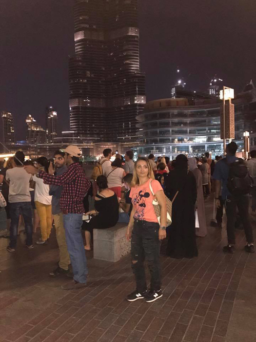 Elena Fulgescu s-a fotografiat imediat cum a ajuns în Dubai