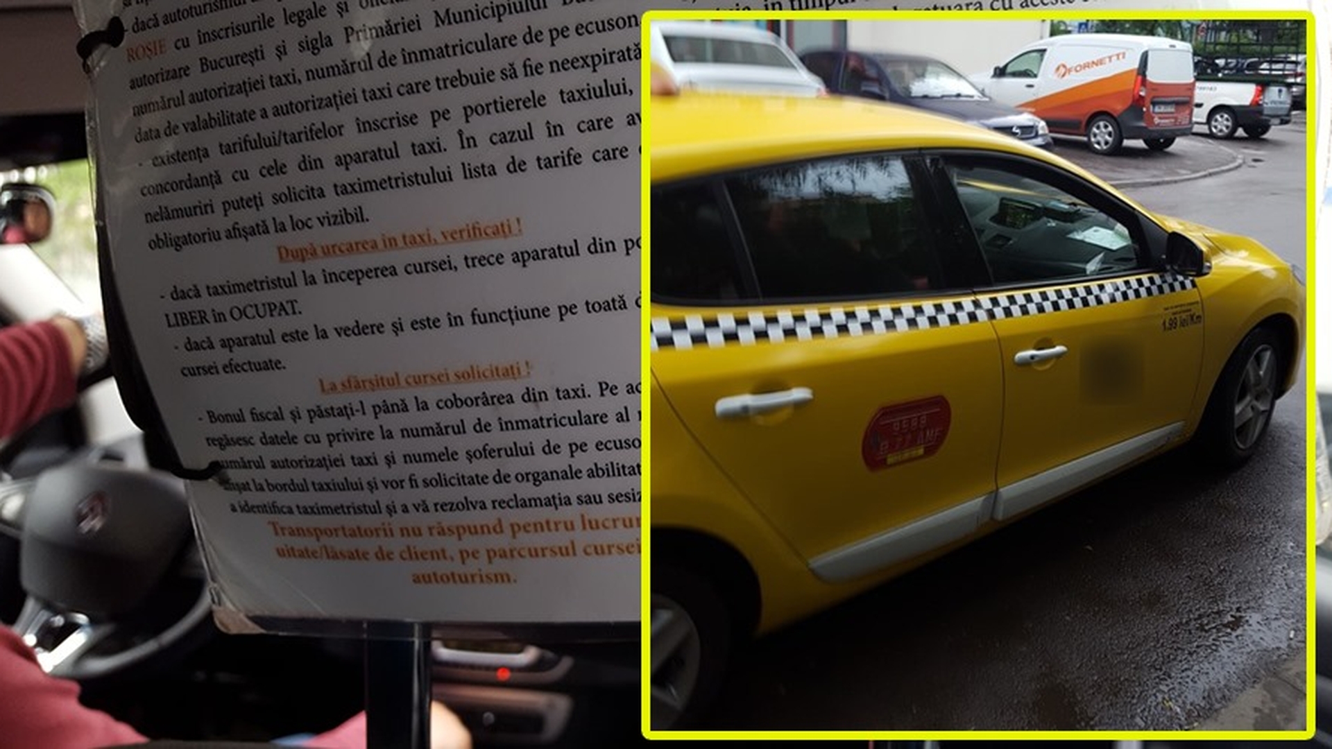 Cum a fost umilit un taximetrist din București de o clientă. "Io mă retrag, doamnă!"