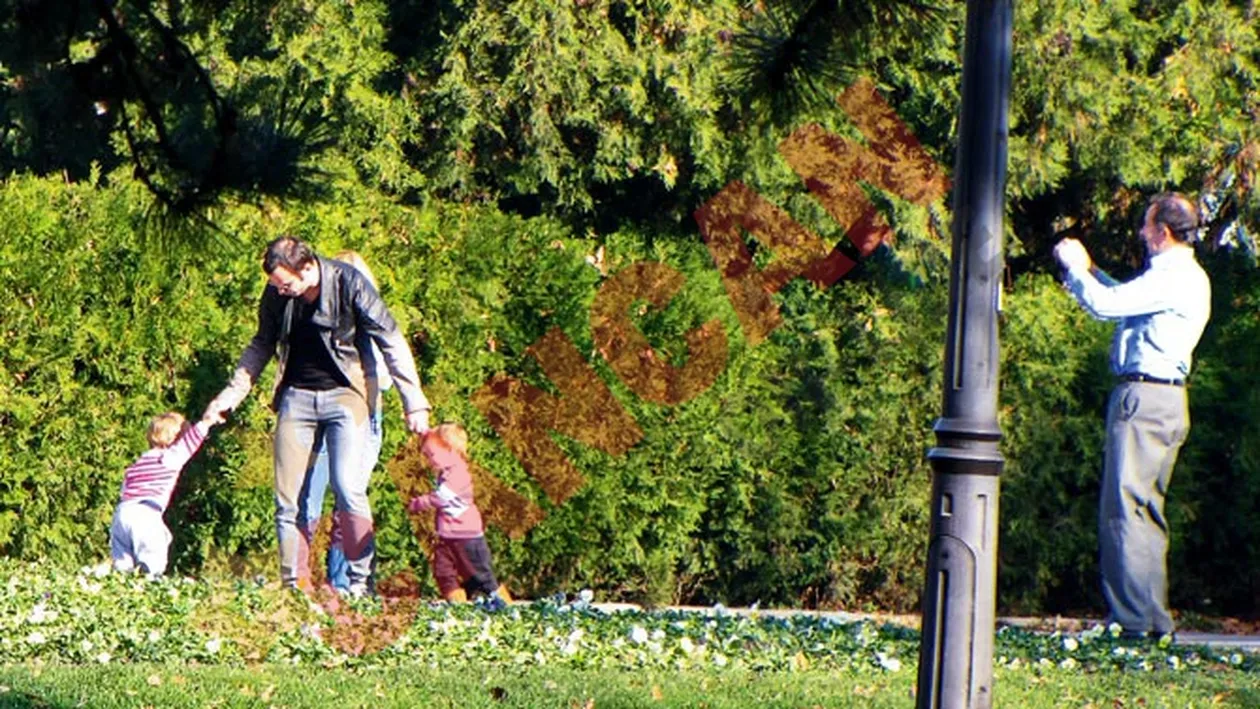 Tatal realizatorului de la Rai, da' buni a organizat un shooting in parc