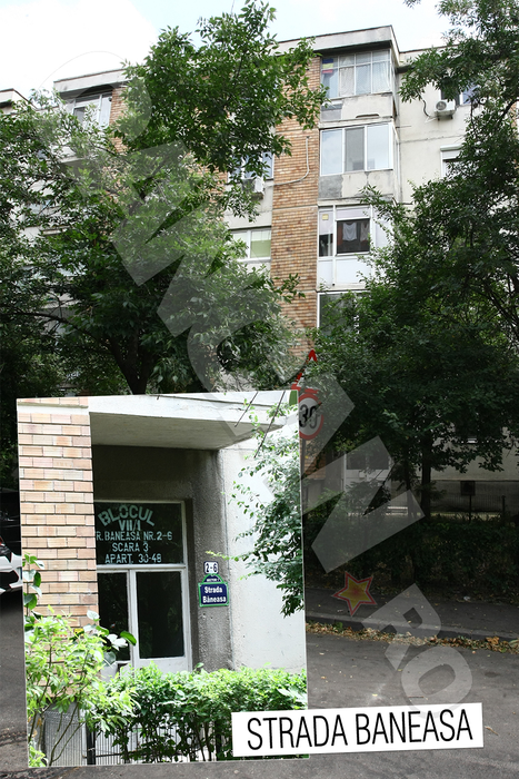 În acest bloc de pe strada Băneasa, franţuzoaica deţine un apartament