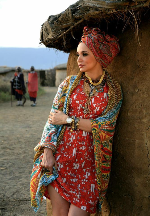 Andreea Marin în Africa