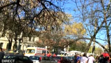 Accident spectaculos! 17 raniti la Timisoara dupa ce o betoniera a lovit un tramvai!