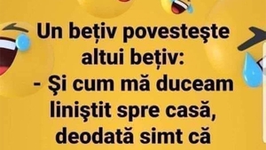 Bancul de weekend | Povestea unui bețiv