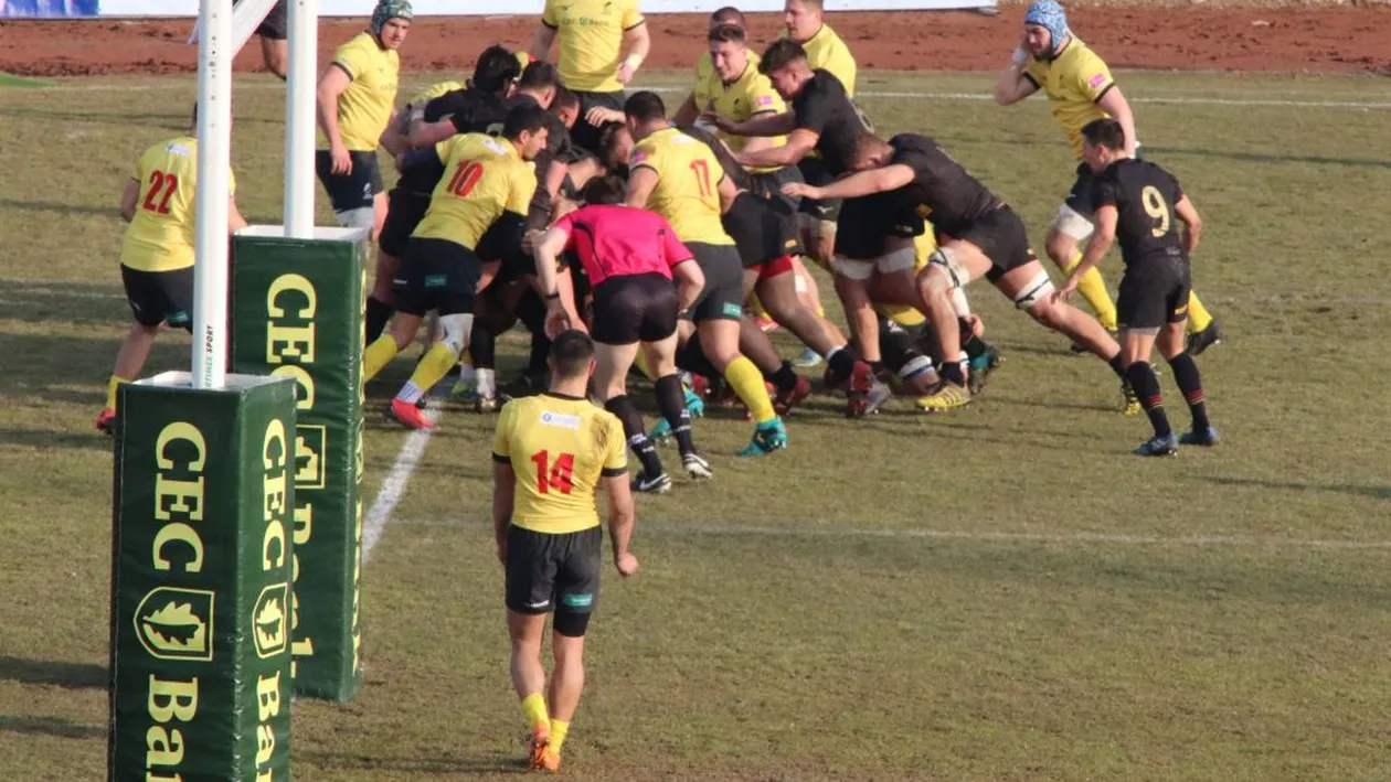 „Nemții” prea mici pentru „Stejari” »» Lecție de rugby predată de români!