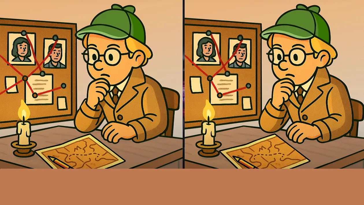 Test de inteligență | Găsiți cele 3 diferențe dintre aceste două imagini. Geniile o fac în doar 9 secunde