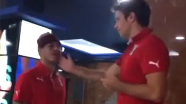 VIDEO Astea sunt IMAGINILE SECOLULUI! Trei super-jucatori de la Astra Giurgiu, filmati in timp ce se bateau si se injurau