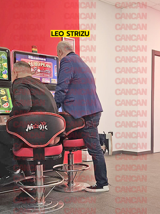 După ce a jucat la pariuri, Leo Strizu și-a încercat norocul la păcănele. Foto: CANCAN.RO