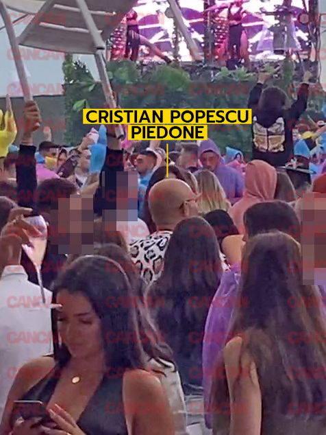 Piedone și-a pus pelerina, pentru că a început ploaia (Foto: CANCAN.RO)