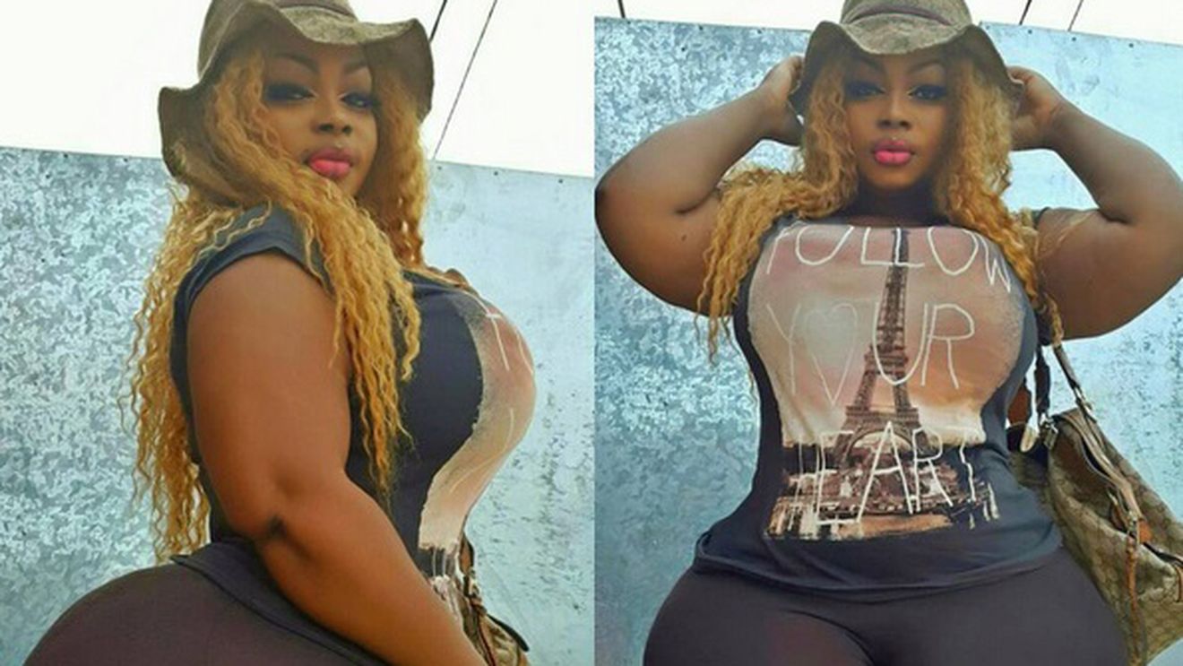Kim Kardashian e nimic pe lângă ea! Ea e femeia cu cel mai mare posterior din vestul Africii
