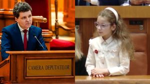 Replica genială pe care Aheea i-a dat-o tatălui său, după ce a fost învestit. Nicușor Dan a început să râdă