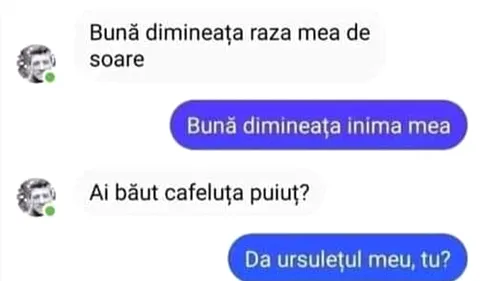 Bancul de weekend | Ai băut cafeluța, puiuț?