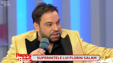 Durere fără margini! Cum a trecut Florin Salam peste moartea soţiei lui! Artistul a dezvăluit in direct la Happy Hour